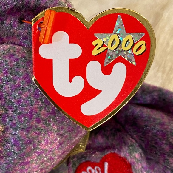 ⭐️🆁🅰🆁🅴⭐️   RARE Ty Beanie Baby 2000 SIGNATURE BEAR - MINT!     𖩆◠ܫ◠𖩐 - Picture 8 of 15
